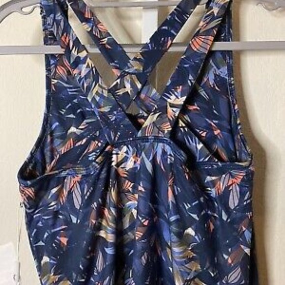 Freedom Trail by Kyodan Navy Leaves Dress - Size S - Picture 1 of 5